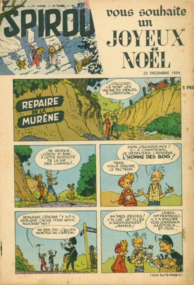 Le Repaire de la murène V.O. © Franquin - Marsu Productions Le Repaire de la murène V.O. © Franquin - Marsu Productions